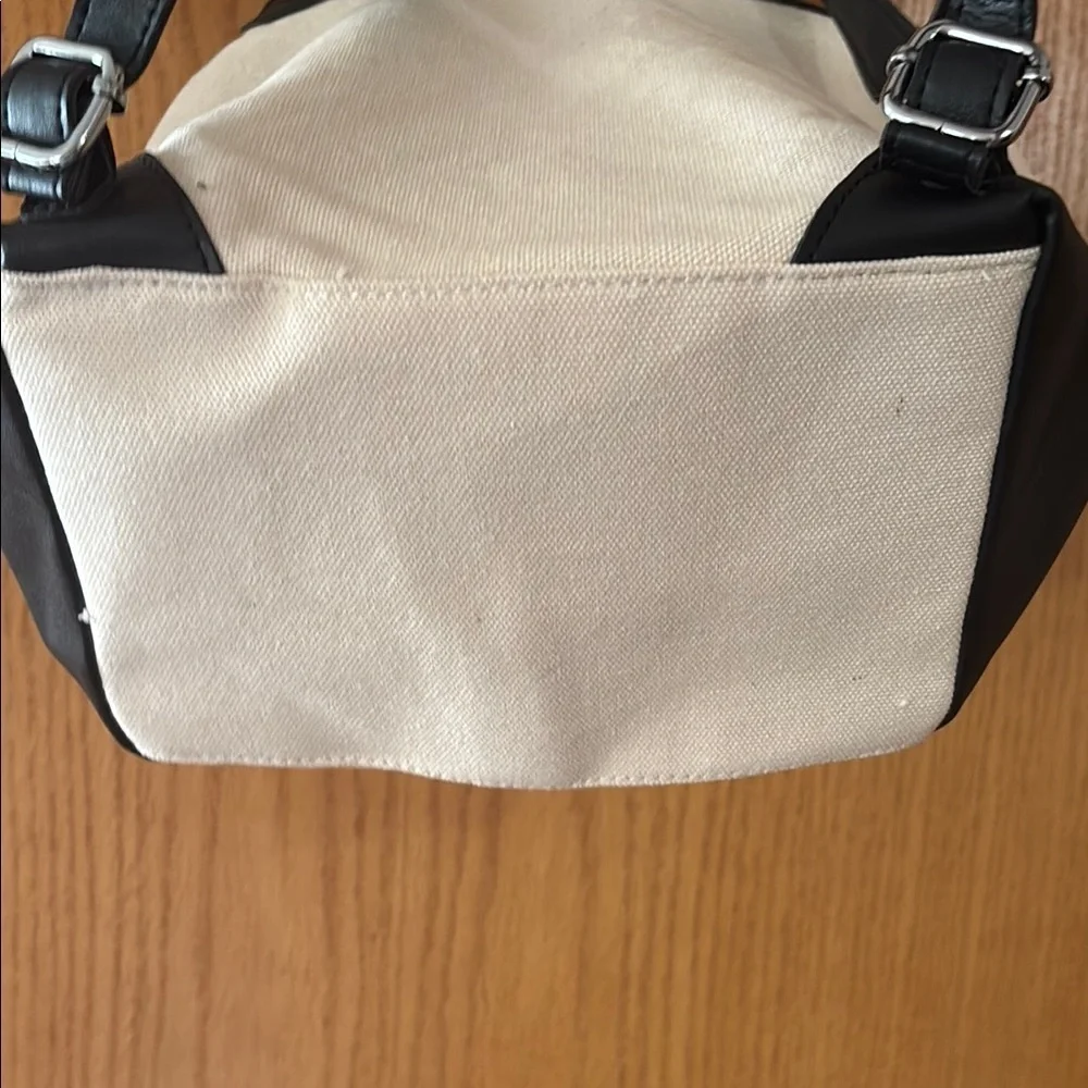 Deux Lux Black and Eggshell White Backpack